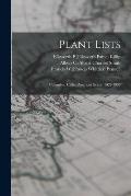 Plant Lists: Colombia, Chile, Peru, and Brazil, 1922-1939