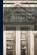 California Fruit Statistics and Related Data; B0763