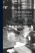 Ridgecrest: Past, Present, Future