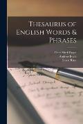 Thesaurus of English Words & Phrases