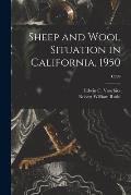 Sheep and Wool Situation in California, 1950; C399