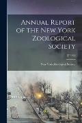 Annual Report of the New York Zoological Society; 27 1922