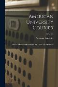 American University Courier: Faculty, Schedule of Recitations, and Other Announcements; 1925-1926
