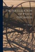 The Fertilization of Peach Orchards; 150