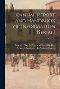Annual Report and Handbook of Information [serial]; 1948-1952