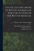 List of the Specimens of British Animals in the Collection of the British Museum.; pt.1 (1848) [Centronle or Radiated Animals]