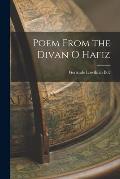 Poem From the Divan o Hafiz