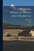 California Premium Wines and Brandies: Oral History Transcript / and Related Material, 1971-197