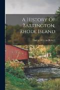 A History Of Barrington, Rhode Island