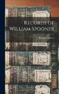 Records of William Spooner