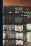 The Allen Memorial. First Series: Descendants of Edward Allen of Nantucket, Mass