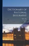 Dictionary of National Biography: Errata