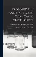Proposed oil and gas Leases: Coal Creek State Forest: 1975