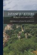 Japanese Letters: Eastern Impressions of Western Men and Manners, As