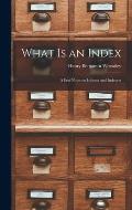 What is an Index: A Few Notes on Indexes and Indexers