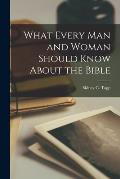 What Every Man and Woman Should Know About the Bible