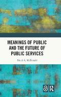 Meanings of Public and the Future of Public Services