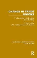Change in Trade Unions: The Development of UK Unions Since the 1960s