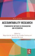 Accountability Research: Ethnographic Methods in Organisation and Accounting