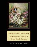 Heather and Butterflies: Albrecht Durer Cross Stitch Pattern