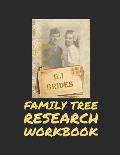 Family Tree Research Workbook: Family Tree Memory Keeper Your Workbook for Family History, Stories and Genealogy