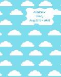 Academic Diary Aug 2019-2020: 8x10 day to a page academic year diary, hourly appointments and space for notes on each page. Perfect for teachers, st