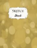 Sketch Book: Gold Sketchbook Scetchpad for Drawing or Doodling Notebook Pad for Creative Artists #5
