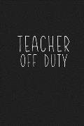 Teacher Off Duty: Retirement Gifts