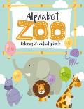 Alphabet Zoo Coloring & Activity Book Puzzles & coloring for kids aged for Kindergarten to Grade 2. Includes handwriting practice