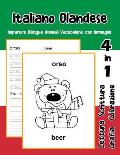 Italiano Olandese Imparare Bilingue Animali Vocabolario con Immagini: Dizionario per bambini delle elementari a1 a2 ba b2 ca c2