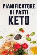 Pianificatore di Pasti Keto: Giornaliero dell'alimento quotidiano di dieta di Keto Prep di Dieta Low Carb e lista di pianificazione della drogheria