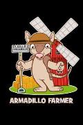 Armadillo Farmer: 6x9 120 pages quad ruled Your personal Diary for an Awesome Summer