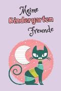 Meine Kindergartenfreunde: A5 Freundebuch / Kindergartenfreundebuch / Meine Kindergartenfreunde f?r M?dchen und Jungen im Kindergarten