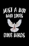 Just A Boy Who Loves Dove Birds: Animal Nature Collection