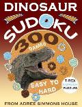 Dinosaur Sudoku 300 Games Easy To Hard: T Rex Number Puzzles