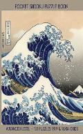 Pocket Sudoku Puzzle Book: Advanced Level - 150 puzzles 9x9 & 16x16 grids Great Wave off Kanagawa Travel Size Paperback Notebook