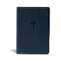 KJV Everyday Study Bible, Navy Cross Leathertouch