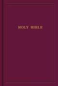 KJV Pew Bible, Garnet Hardcover: Holy Bible