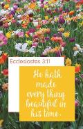 General Worship Bulletin: Everything Beautiful (Package of 100): Ecclesiastes 3:11 (Kjv)