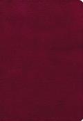 NASB Super Giant Print Reference Bible, Burgundy Leathertouch, Indexed