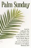 Palm Sunday Bulletin: All Glory (Package of 100): Matthew 21:9 (Kjv)