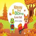 Kenny dog and Dio frog love fall