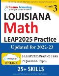 LEAP Test Prep: 3rd Grade Math Practice Workbook and Full-length Online Assessments: LEAP Study Guide