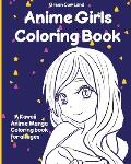 Anime Girls Coloring Book