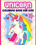 Unicorn Coloring Book for Kids Ages 4-8: 40 Fun and Beautiful Unicorn Illustrations that Create Hours of Fun (Children Books Gift Ideas)