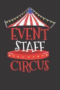 Notebook: Circus Birthday Event Staff College Ruled 6x9 120 Pages