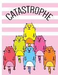 CATASTROPHE - Playful and Mischievous Cats of Color: Sketch Book: Drawing Pad for Artists