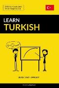 Learn Turkish - Quick / Easy / Efficient: 2000 Key Vocabularies