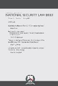 American University National Security Law Brief