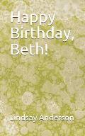Happy Birthday, Beth!